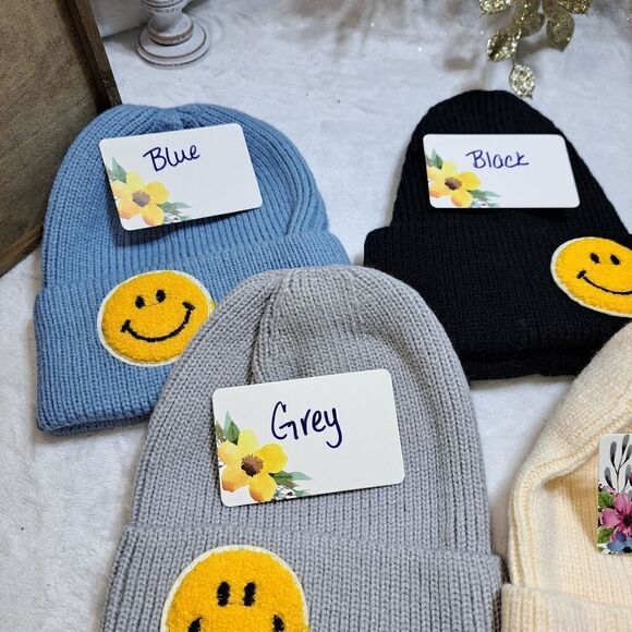 Melody Beanies Smiley Face, Various colors available GREAT GIFT IDEA ADO… - Picture 15 of 16